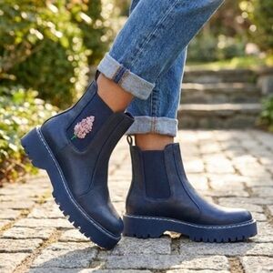 Chelsea boots chunky boots black ankle comfortable women’s 8.